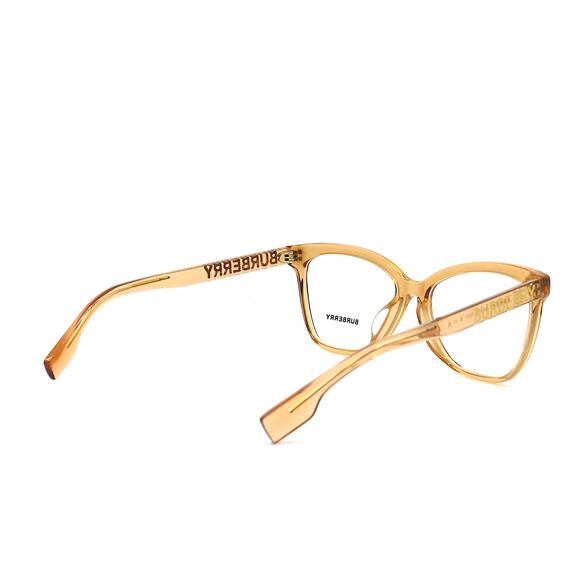 NEW BURBERRY BE2364F 3779 TRANSPARENT BROWN AUTHENTIC EYEGLASSES FRAME - Picture 8 of 13